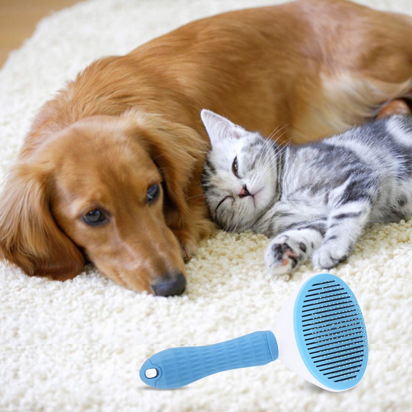 Furshie™ Self-Cleaning Pet Grooming Brush
