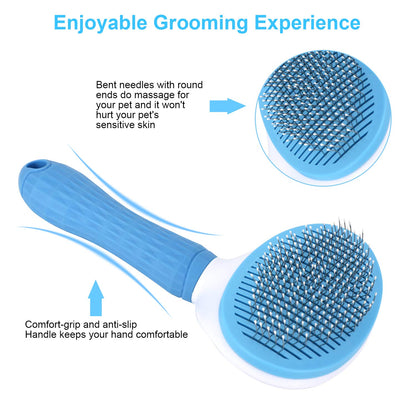 Furshie™ Self-Cleaning Pet Grooming Brush