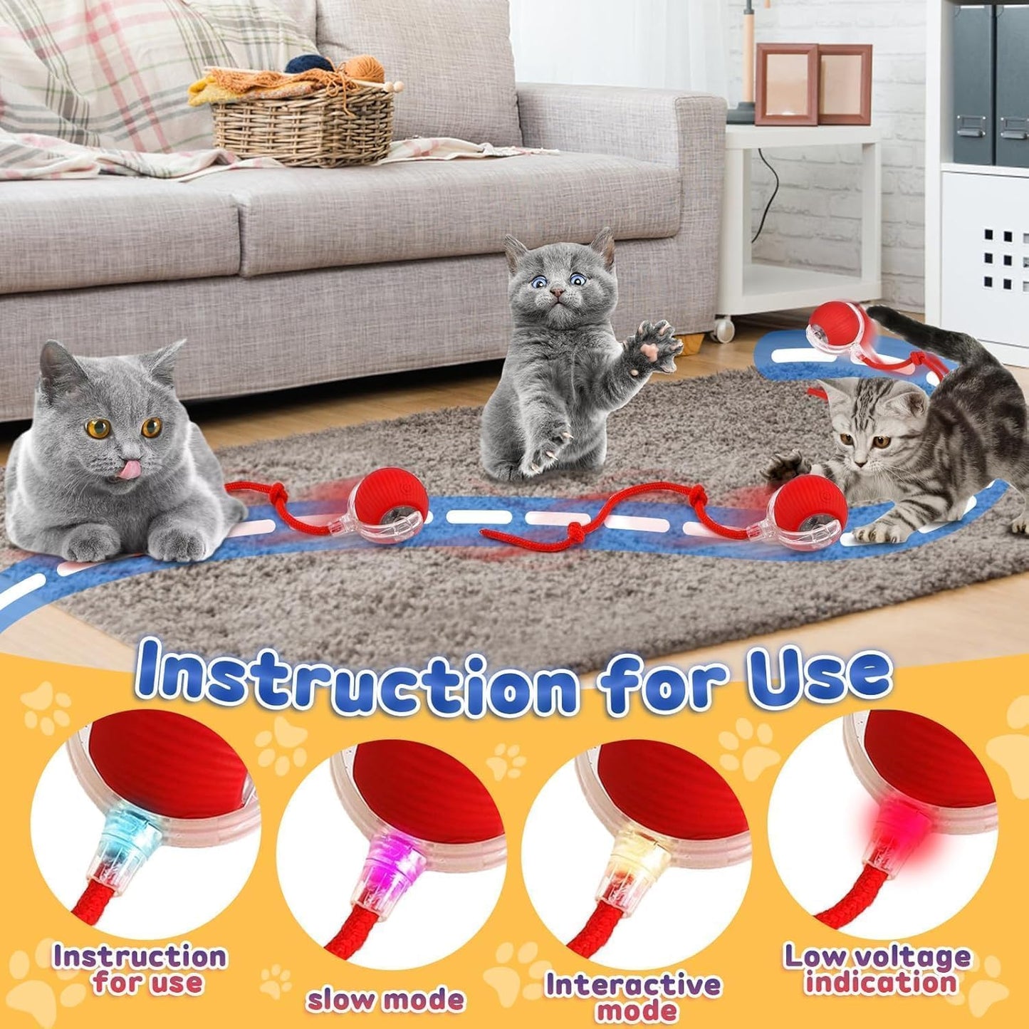 Furshie™ SmartPlay Interactive Ball Toy