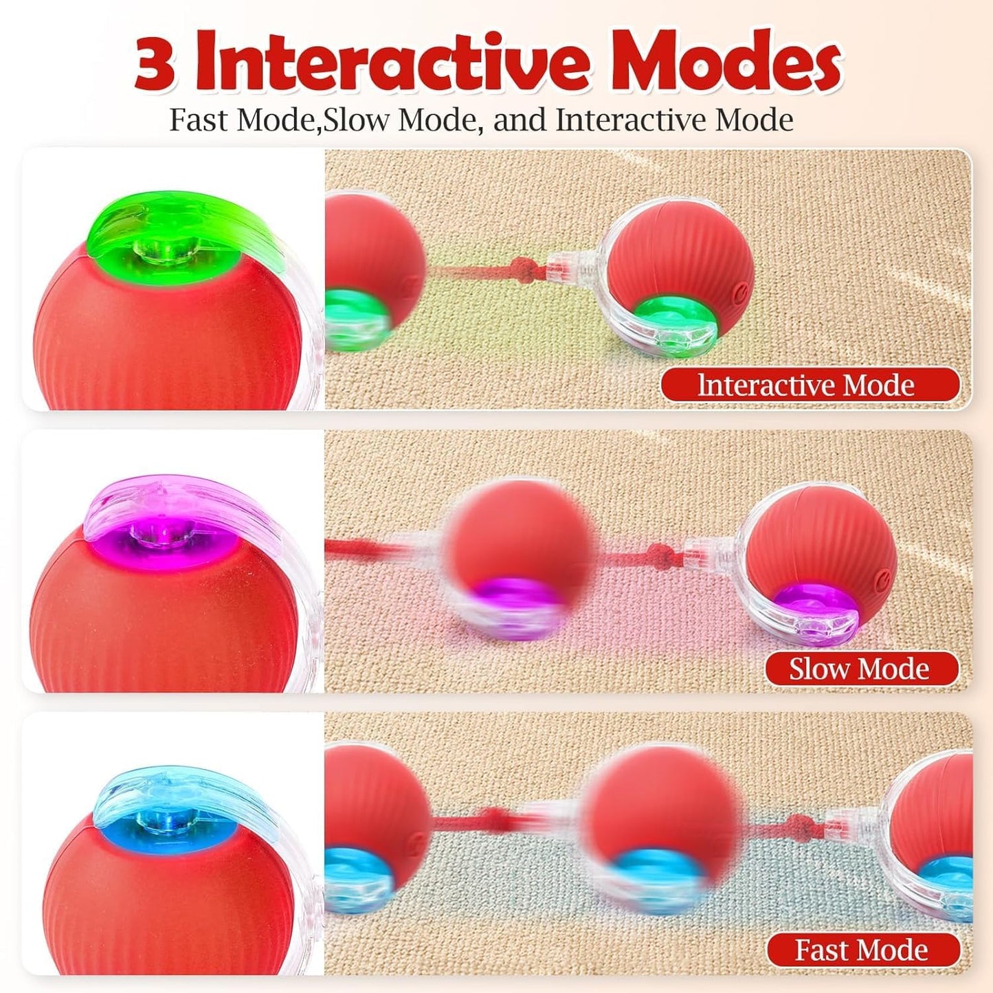 Furshie™ SmartPlay Interactive Ball Toy