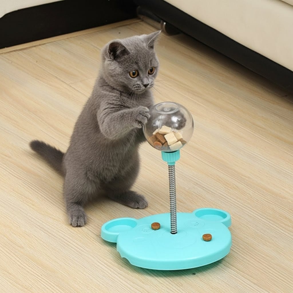 Furshie™ Interactive Cat Tumbler Feeder Toy