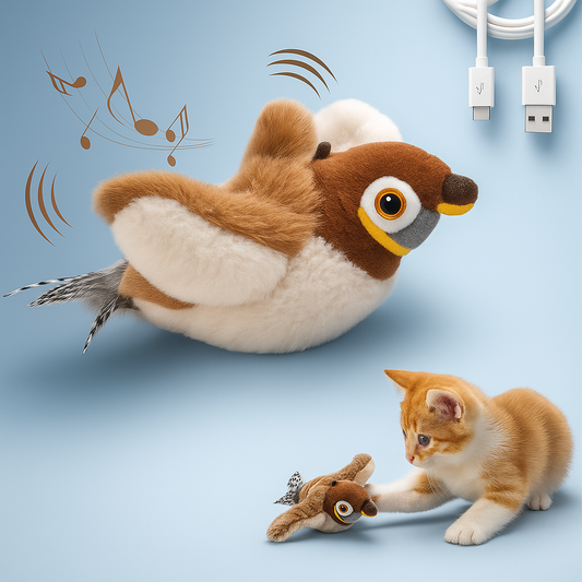 Furshie™ Interactive Flapping Bird Cat Toy